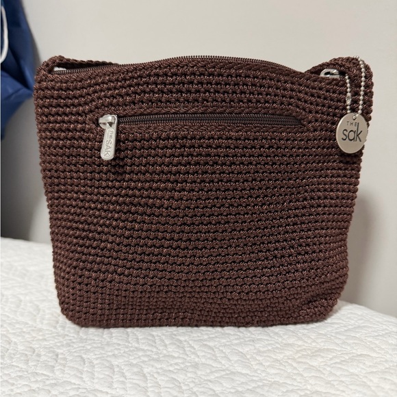 The Sak Dark Brown Crochet Bag New - Picture 2 of 7